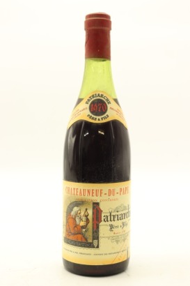 (1) 1970 Patriarche Pere et Fils Chateauneuf-du-Pape, Rhone (LS)