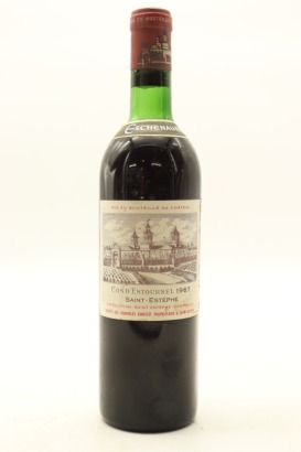 (1) 1967 Chateau Cos d'Estournel, Saint-Estephe