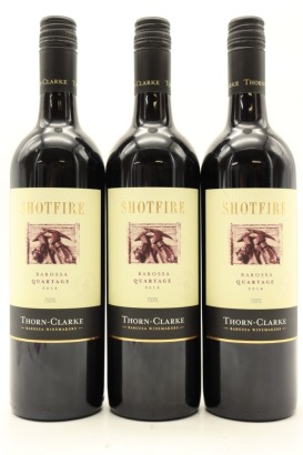 (3) 2014 Thorn-Clarke Shotfire Quartage, Barossa Valley