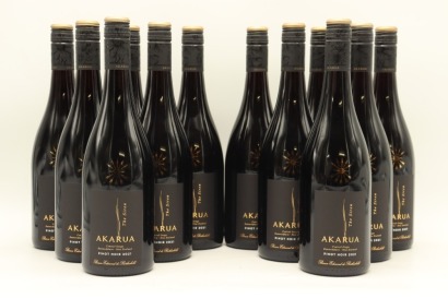 (12) 2021 Akarua 'The Siren' Baron Edmond de Rothschild Pinot Noir, Bannockburn