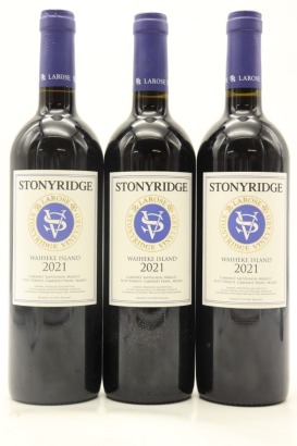 (3) 2021 Stonyridge Vineyard Larose, Waiheke Island