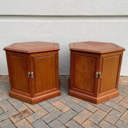 A Pair of Chinese Mid to Early 20th Century &lsquo;Huali&rsquo; Bedsides