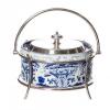 Florian Ware MacIntyre Cornflower Butter Dish, 1900