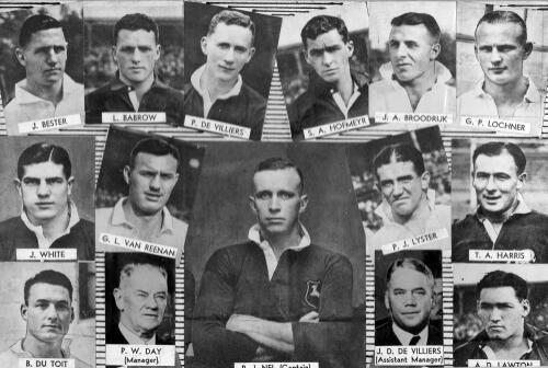 1937 Springbok Touring Team