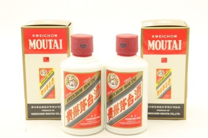 (2) 2021 Kweichow Moutai Flying Fairy, 53% ABV, 100ml (GB)