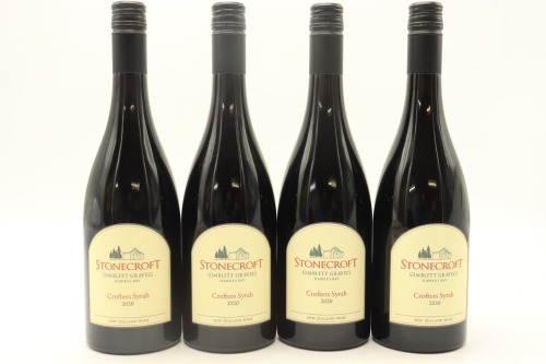 (4) 2020 Stonecroft Crofters Syrah, Gimblett Gravels