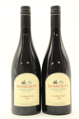 (2) 2020 Stonecroft Crofters Syrah, Gimblett Gravels