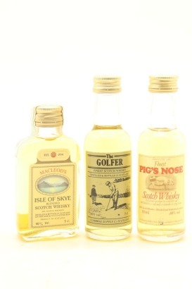 (1) Blended Scotch Whisky Miniatures, 3 Bottles Sold as One Lot