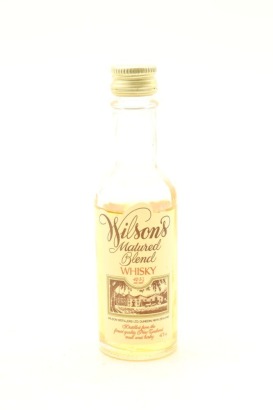 (1) Wilson New Zealand Whisky Miniature, 42.3% ABV, 47ml