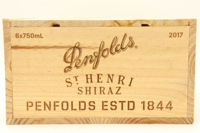 (6) 2017 Penfolds St. Henri Shiraz, South Australia [JR17.5] [WE96] [WS94] (OWC)