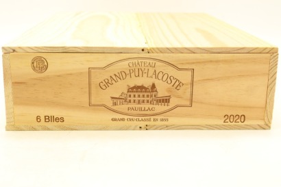 (6) 2020 Chateau Grand-Puy-Lacoste, Pauillac [JR17] [WS96] (OWC)