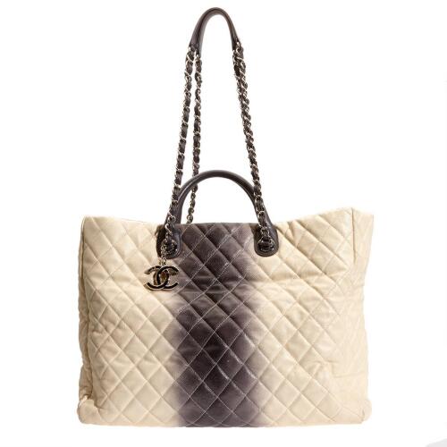 Chanel Quilted Ombre Tote Bag