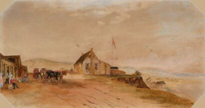 SAMUEL BREES Road Leading to Pipitea Point, Wellington