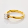 18ct Yellow Gold, Modern, .50ct Diamond Ring - Near new - 2