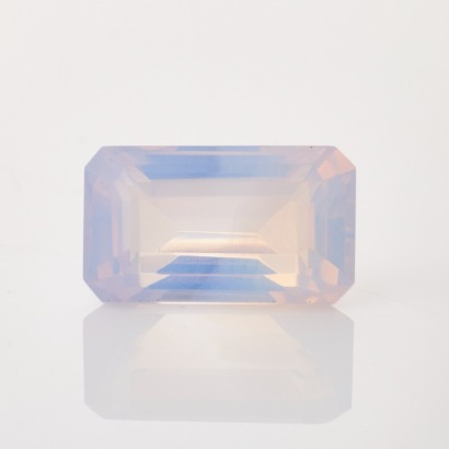 Loose, 7.37ct Rectangular Cut, Lavender Quartz