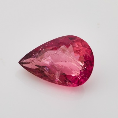 Loose, 3.28ct Pear Shape Pink Tourmaline