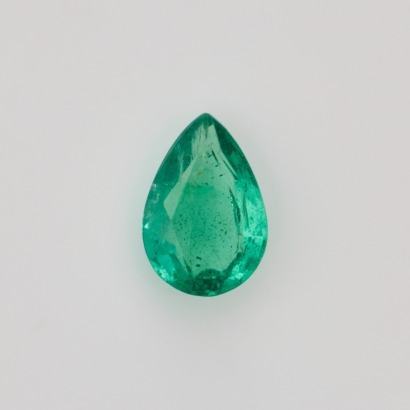 Loose, .91ct Pear Shape Emerald