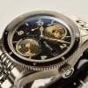 Stainless Steel, 42mm Montblanc 1858 Geosphere Black Dial Wristwatch with Box - As new - 2