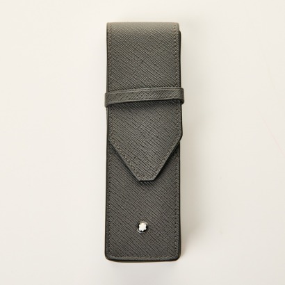 Montblanc, Sartorial, Black 2 Pen Pouch, with Box - As new