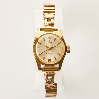 Gold Plated, 23mm Edox Ladies Hand-wound Wristwatch, circa 1960's
