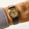 9ct Yellow Gold, 28.5mm Tudor Wristwatch with British Stolkace Case, Hallmarked Chester, circa 1946 - 2