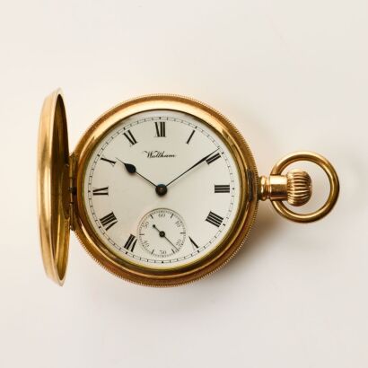 Gold Filled, 50mm Waltham, Bond Street / Dennison Star Cased Full-hunter Pocket Watch, circa 1912