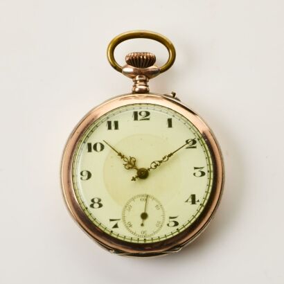 Swiss 0.800 Silver, Unsigned Pocket Watch, circa early 1900's