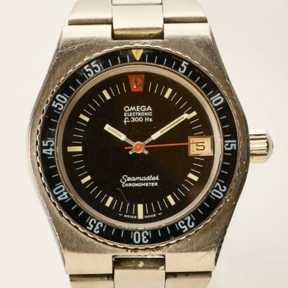 Stainless Steel, Vintage 41mm OMEGA Seamaster Chronometer f300 Hz Wristwatch, circa 1972