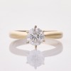 18ct White Gold, Modern, .70ct Diamond Solitaire Ring
