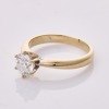 18ct White Gold, Modern, .70ct Diamond Solitaire Ring - 2