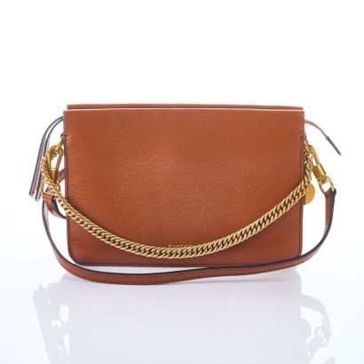 Givenchy, Chestnut Leather / Suede Cross 3 Crossbody Bag