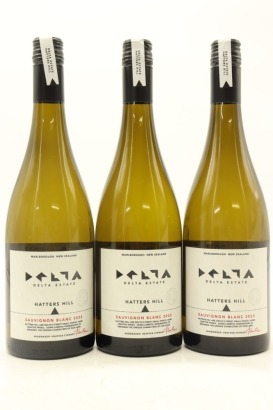 (3) 2022 Delta Estate Hatters Hill Sauvignon Blanc, Marlborough