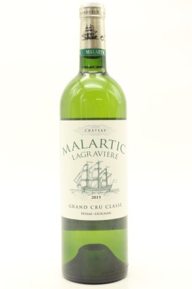 (1) 2015 Chateau Malartic Lagraviere Blanc, Pessac Leognan