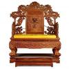 A Chinese Wooden Dragon-Throne-style Chair