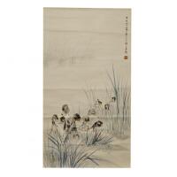 A Chinese Painting of River and Ducks (Jiang Hanting Mark)