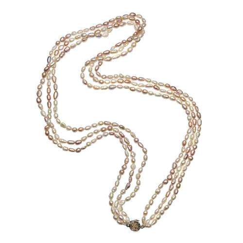 Three Strand Pearl Necklace