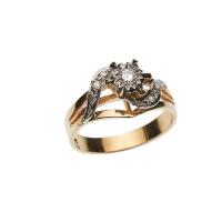 18ct Vintage Diamond Ring