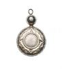Mexican Silver Perfume Bottle Pendant
