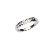 18ct White Gold Diamond Band