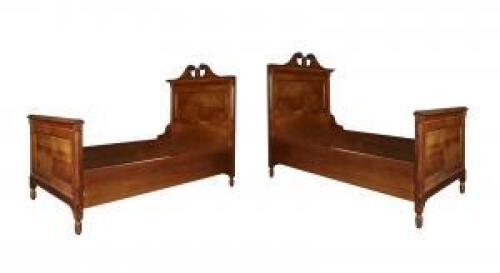 A Pair of French Single Beds