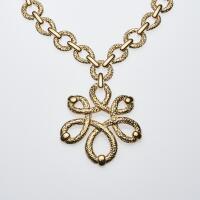 Monet Flower Necklace