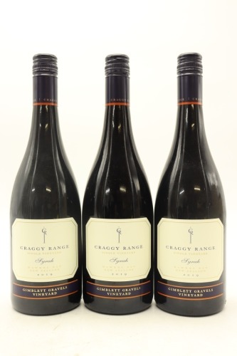 (3) 2019 Craggy Range Syrah, Gimblett Gravels [JR16.5] [WE94]
