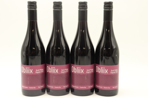 (4) 2022 Fistonich Family Vineyards 'Obliix' Syrah - Malbec - Viognier, Gimblett Gravels