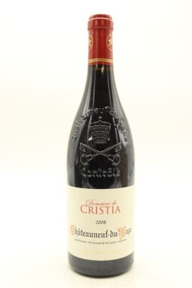 (1) 2008 Domaine de Cristia Chateauneuf-du-Pape, Rhone