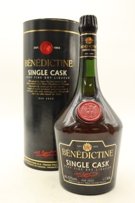 (1) Benedictine Single Cask, 43% ABV, 1000ml (GB)