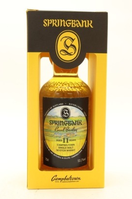 (1) Springbank 2017 Local Barley 11 Year Old Single Malt Scotch Whisky, 53.1% ABV (GB)