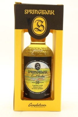 (1) Springbank 2021 Local Barley 10 Year Old Single Malt Scotch Whisky, 51.6% ABV (GB)