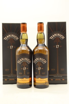 (2) Teaninich 17 Year Old Single Malt Scotch Whisky, 55.9% ABV (GB)
