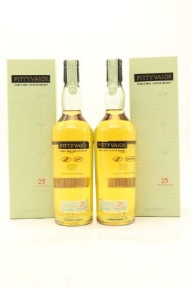 (2) Pittyvaich 25 Year Old Single Malt Scotch Whisky, 49.9% ABV (GB)