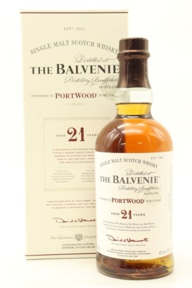(1) The Balvenie PortWood 21 Year Old Single Malt Scotch Whisky, 40% ABV (GB)
